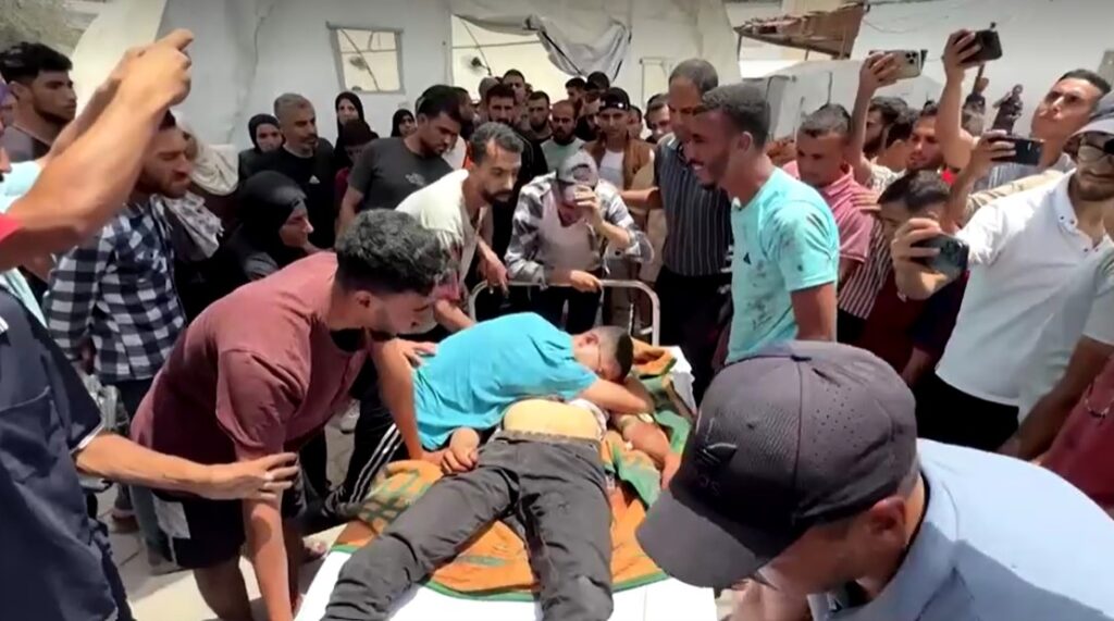 At least 45 killed in Gaza, local authorities say, as casualties evacuated to hospital