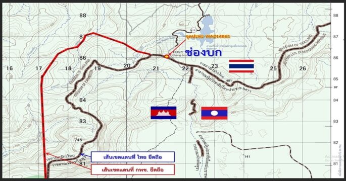 Chong Bok map