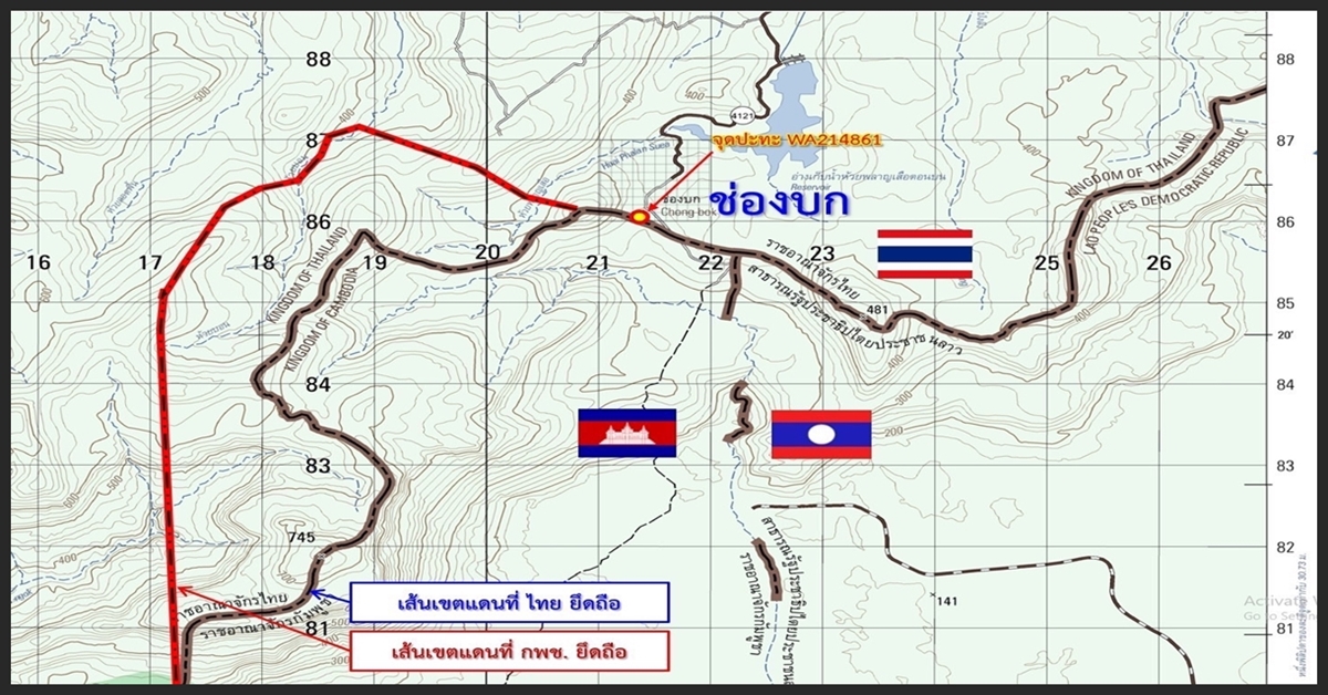 Chong Bok map