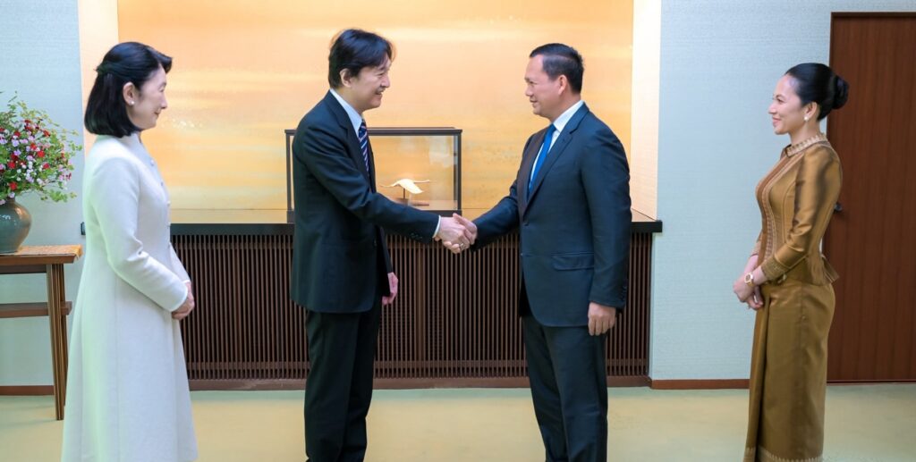 Hun Manet meets the Crown Prince of Japan in Tokyo