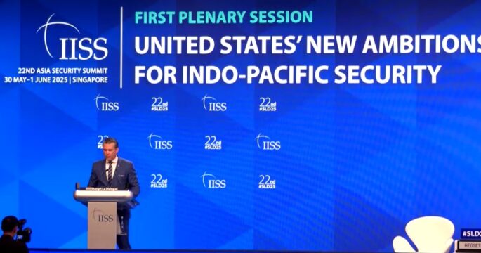 US Hegseth in Shangri-la Dialogue 2025