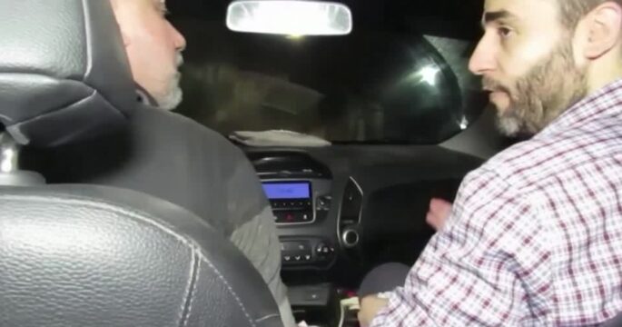 Video released by Israeli army said to show Mohammed Sinwar (right)