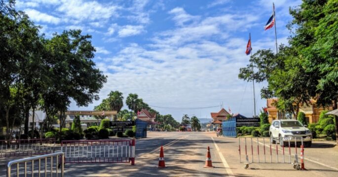 Chong Chom Customs House in Surin Province cr.Chong Chom Customs House