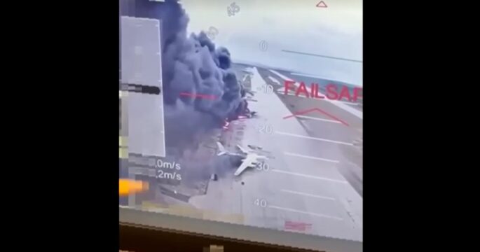 Ukraine stages major drone attack on Russian aircrafts