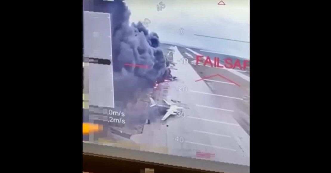 Ukraine stages major drone attack on Russian aircrafts