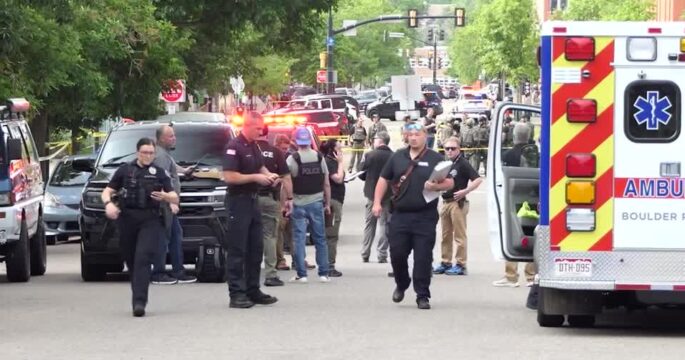 Police swarm area of Boulder, Colorado after attack that FBI says was targeted