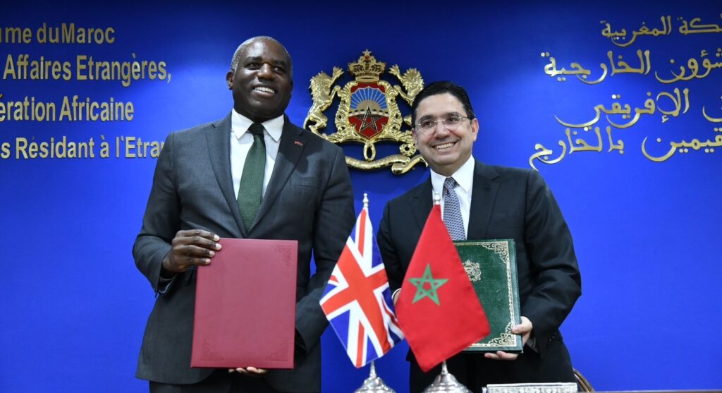 Morocco Foreign Minister shows agreement with UK counterpart