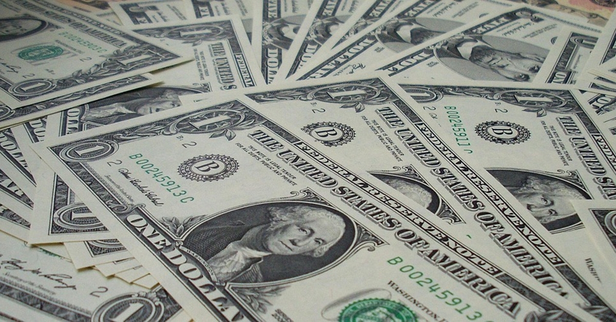 US dollar banknotes