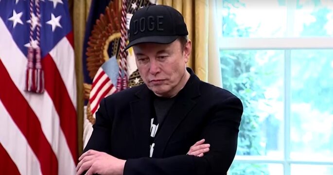 Elon Musk on last day May,30 in Oval Office