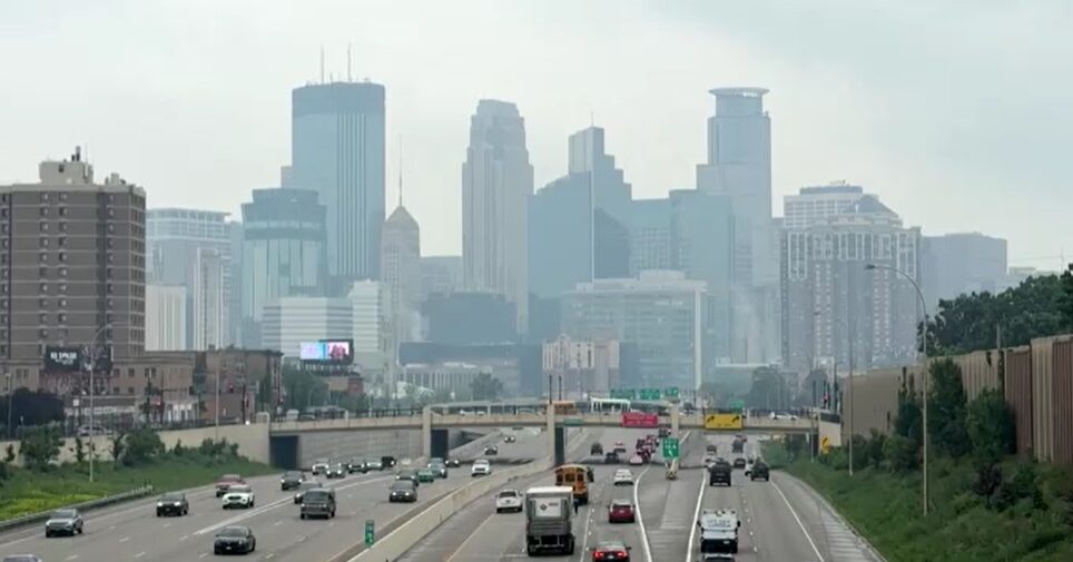 Canadian wildfire smoke triggers poor air quality in Minneapolis