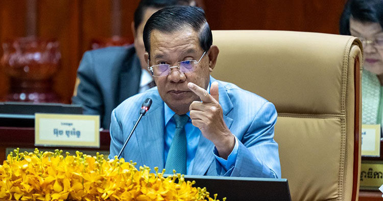 Hun Sen in Senate