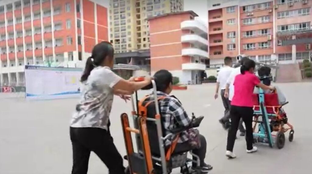 examinees with disabilities being served at test centers in China