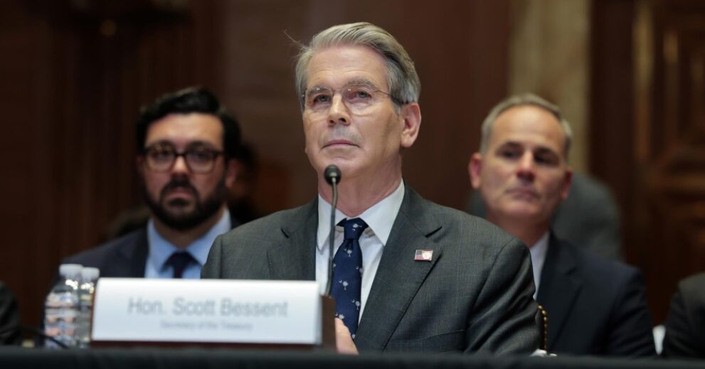 U.S. Treasury Secretary Scott Bessent testifies during a hearing before the Senate Appropriations Committee