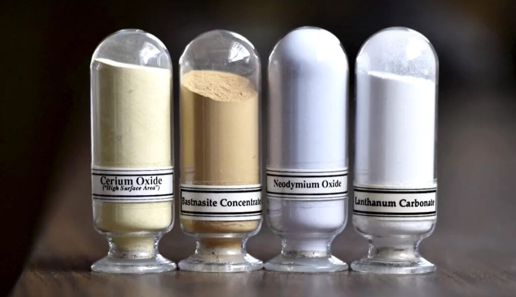 examples of rare earth on display