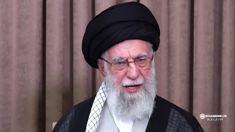Iran's Supreme Leader says Israel initiated a war