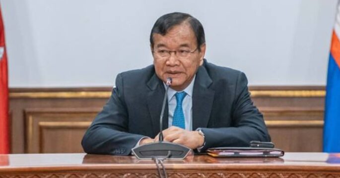 Cambodia's Foreign Minister, Prak Sokhonn