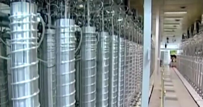centrifuges in Iran's Natanz nuclear plant