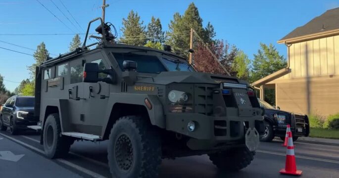 Emergency workers respond after two firefighters killed in Idaho shooting