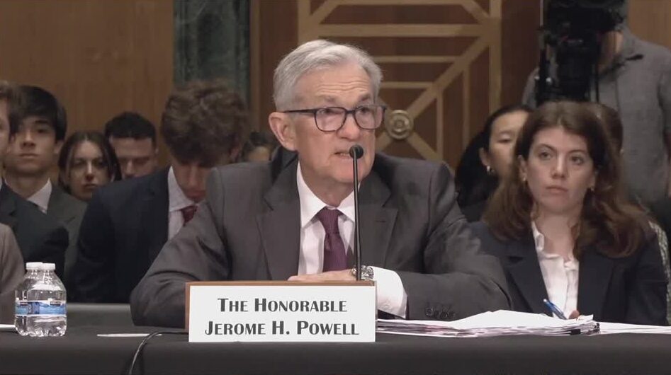 Federal Reserve Chairman Jerome Powell testifies before the Senate banking, housing, and urban affairs committee 25 June 2025