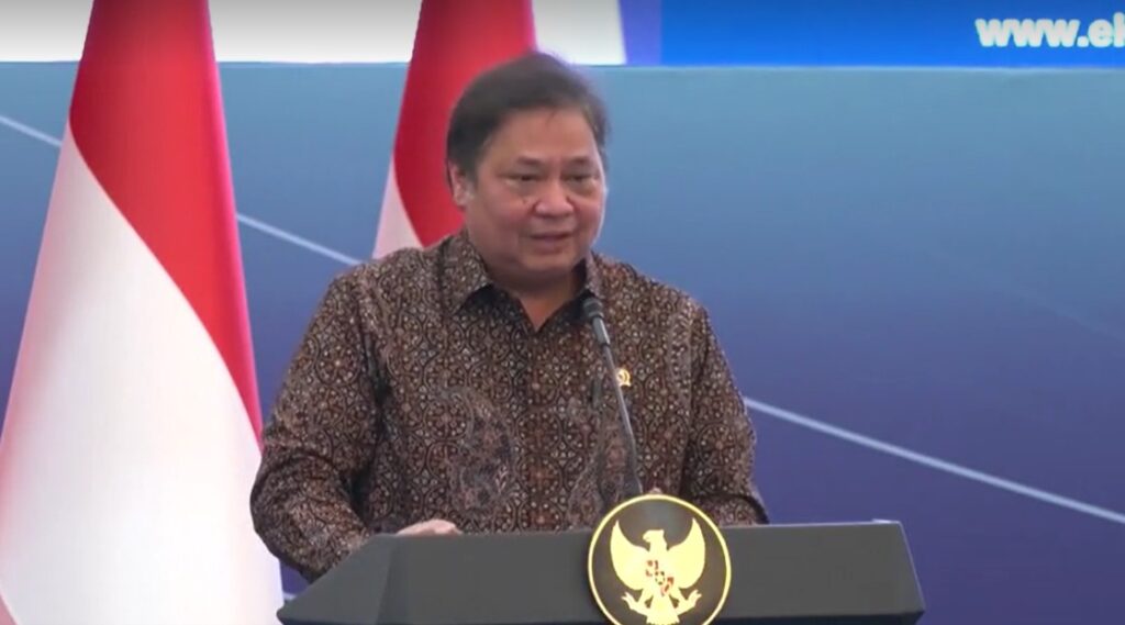 Indonesia's Minister Airlangga Hartarto