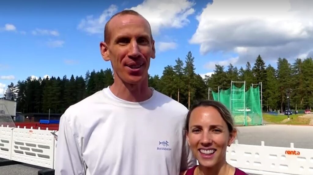 winner in Wife Carrying World Championships in Finland