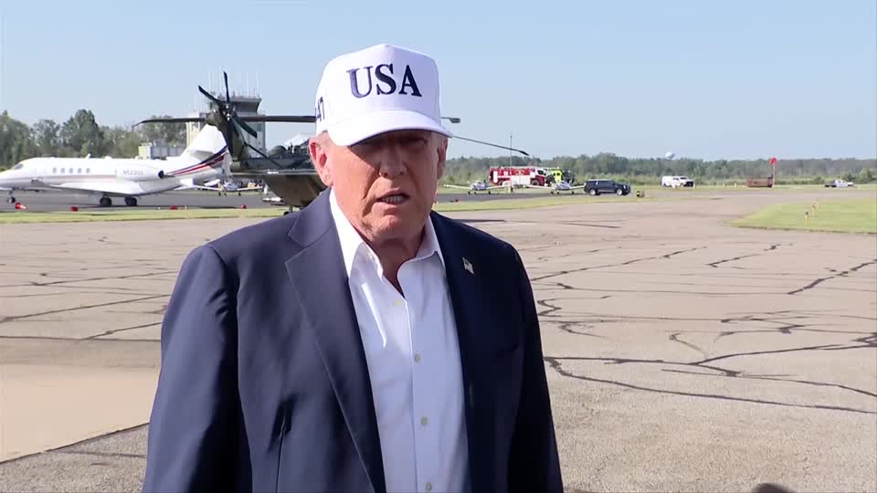 Trump says he will probably visit Texas on Friday
