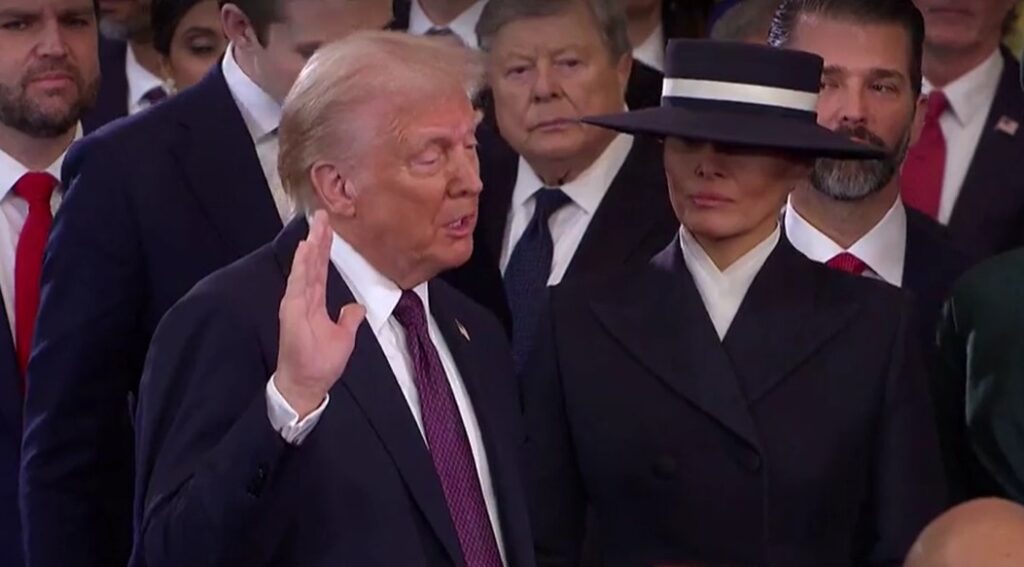 Trump swears in as 2nd term US President