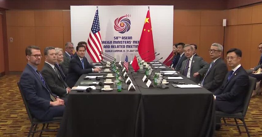 Rubio meets Chinese foreign minister in Malaysia