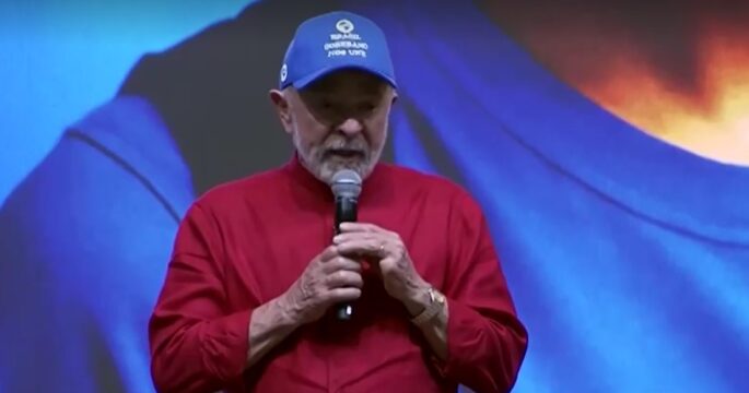 Brazil leader addressed a gathering of leftist student activists in the state of Goias