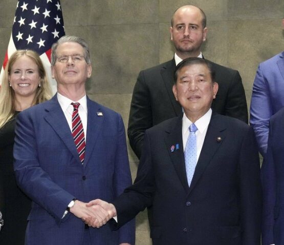 US Treasury Secretary Scott Bessent meets Japan Prime Minister Shigeru Ishiba 
