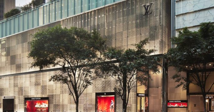 Louis Vuitton store in Hong Kong