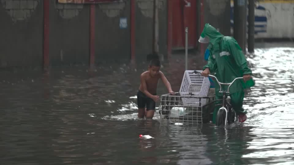 Enhanced monsoon rains trigger flooding across the Philippines