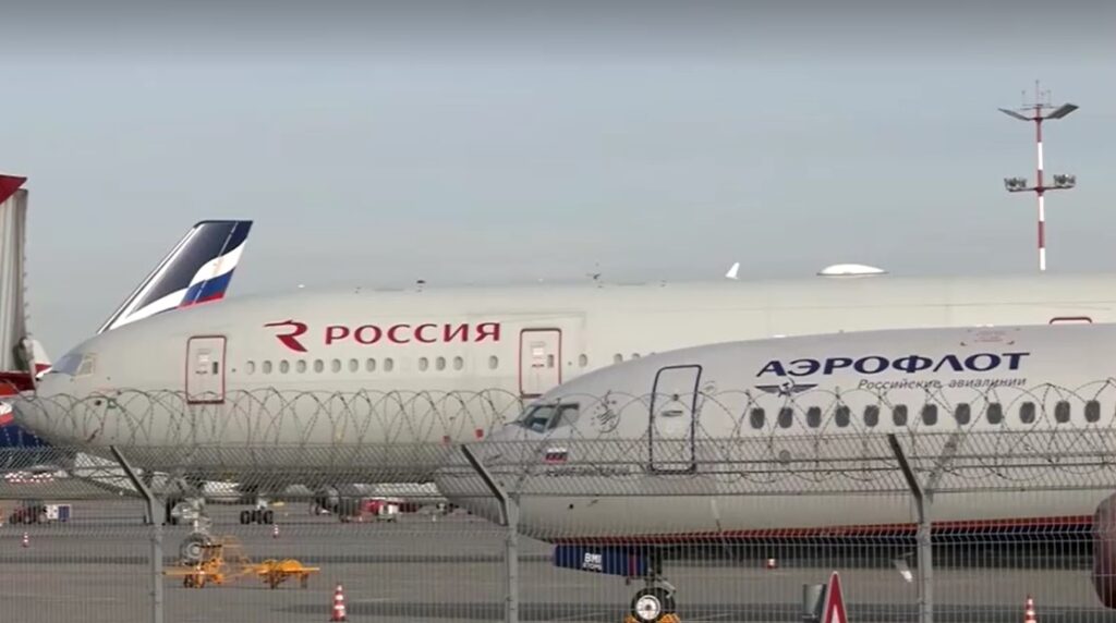 Aeroflot plane
