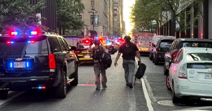Security high in Manhattan after shooter 'neutralized' in office tower