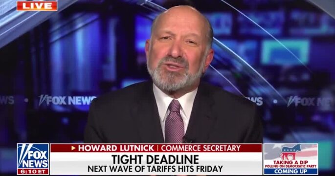 Trump in 'driver's seat' on tariffs, Commerce Secretary Lutnick says