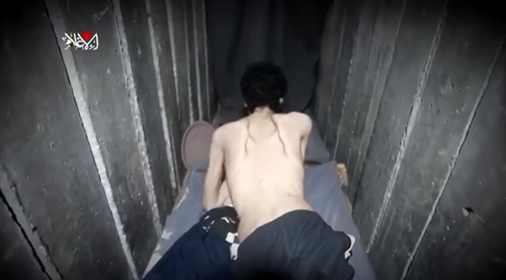 Hamas releases new video of hostage Evyatar David looking skeletally thin