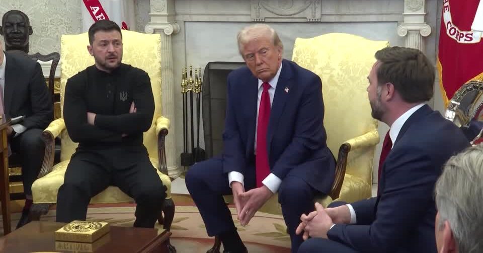 Zelenskiy meets Trump at White House in 28 Feb 2025