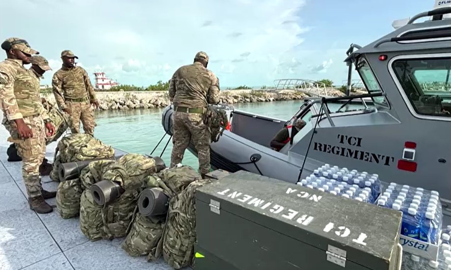 Turks and Caicos Islands Regiment deploys troops to support Hurricane Erin relief efforts 