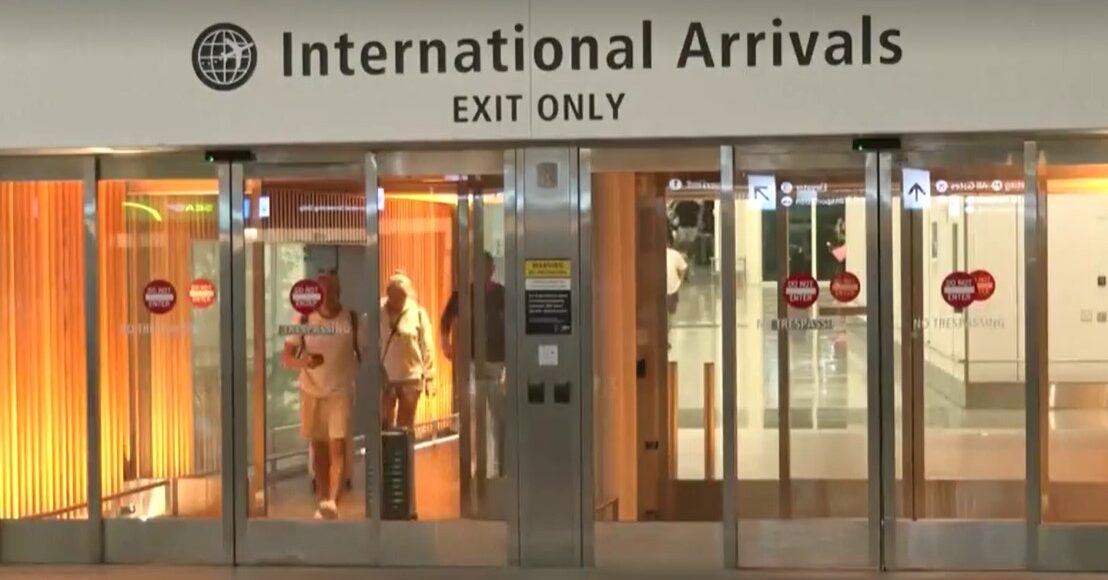 International Arrivals exit at Miami International Airport