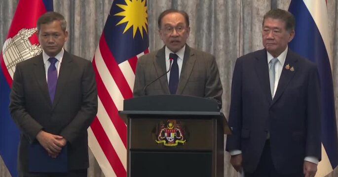 Thailand and Cambodia agree to "immediate and unconditional" ceasefire