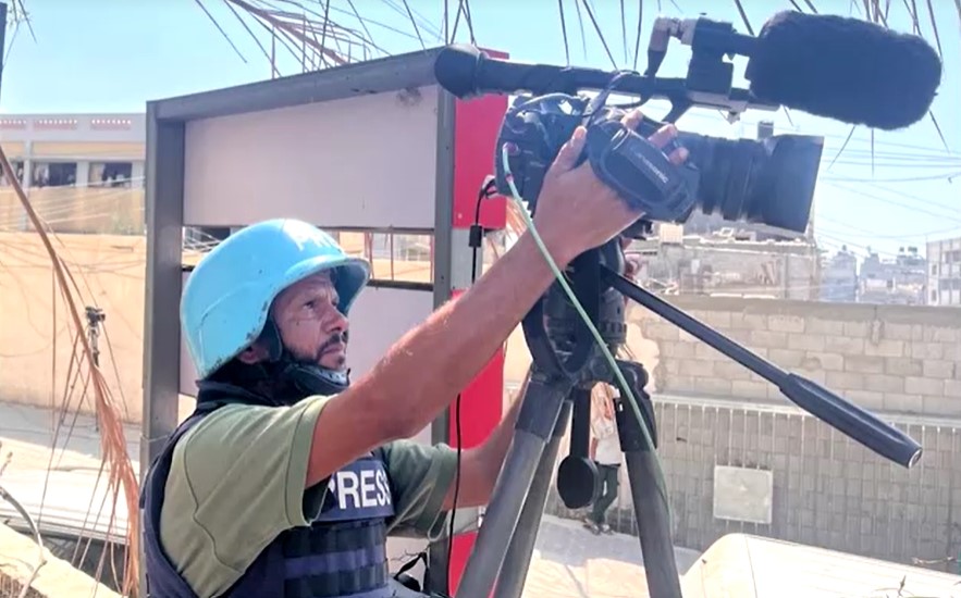 Cameraman and Reuters contractor Hussam al-Masri died in Israeli attack