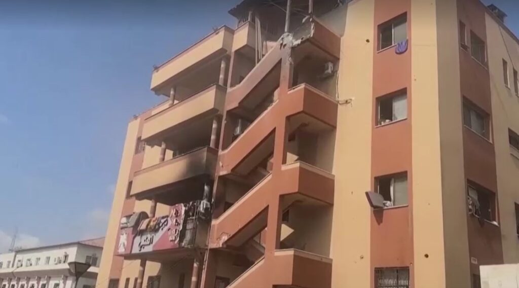 Nasser Hospital in Gaza attacked by Israel