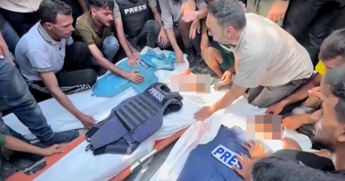 5 journalists died in Nasser Hospital in Gaza attacked by Israel