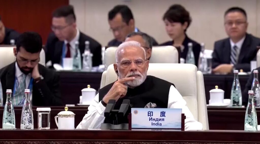 India PM Narendra Modi at SCO summit in China