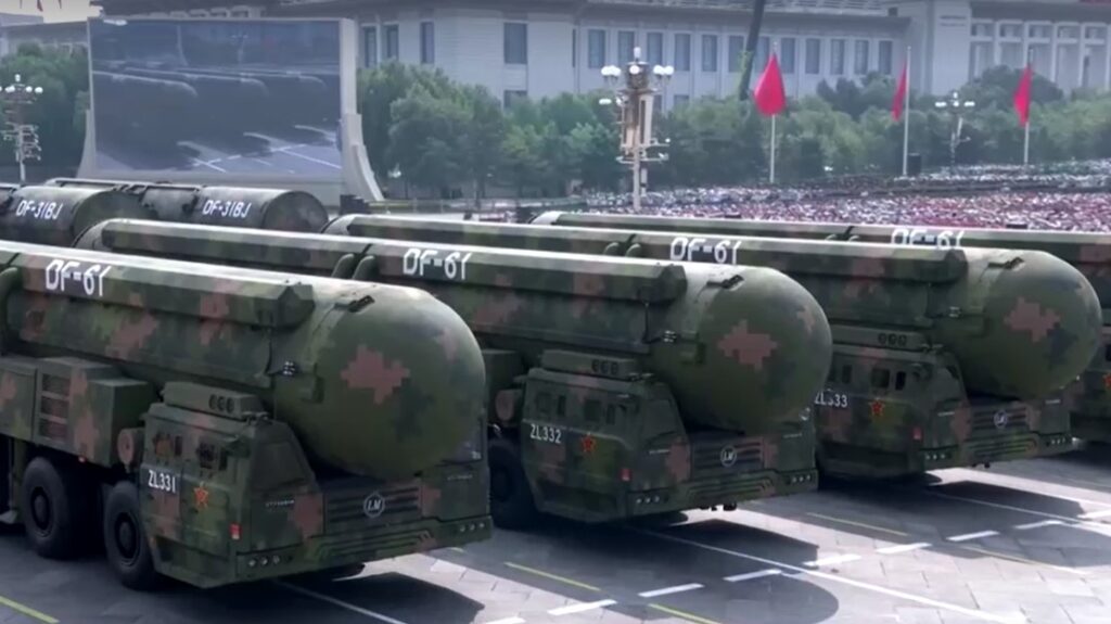 Dongfeng61 land-based Intercontinental missiles