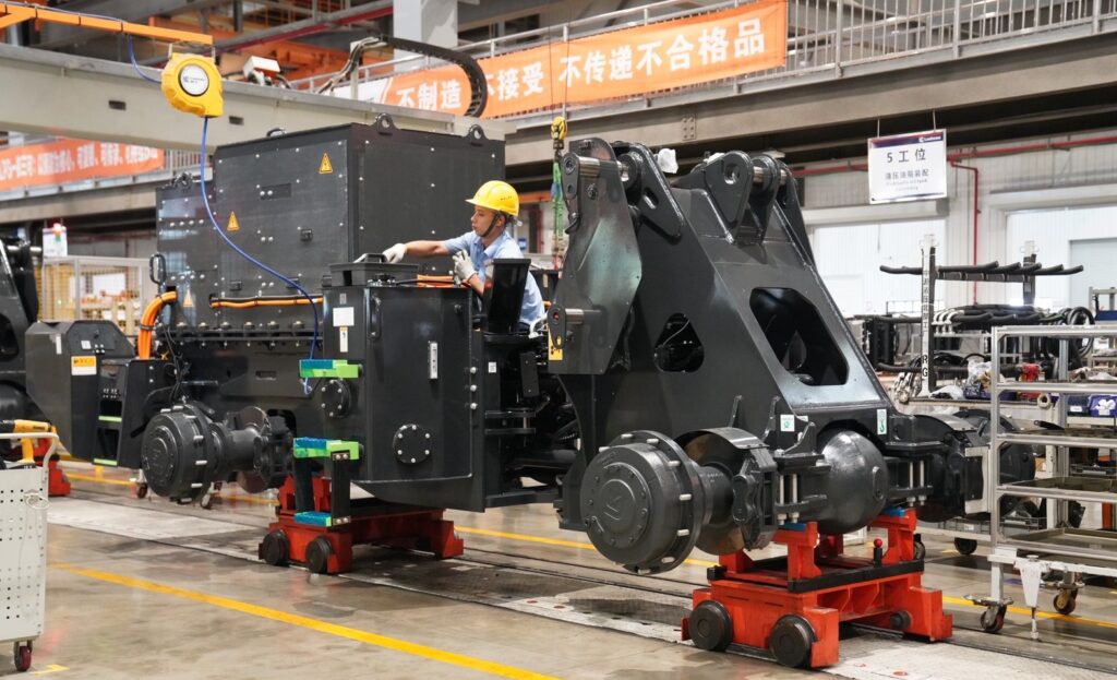 Smart tractor in China