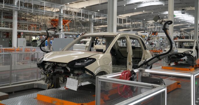 NEV production in China