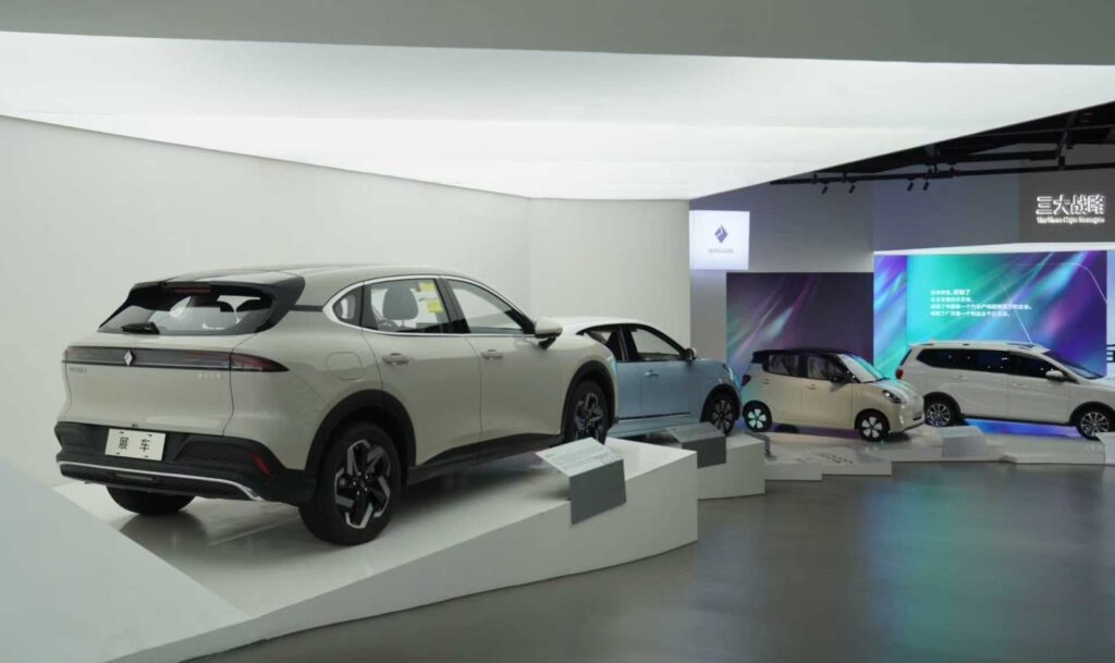 NEV production in China