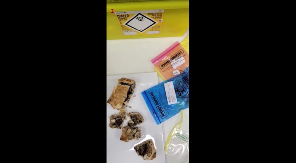 Food leftovers in Australia mushroom case
