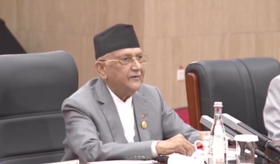 Nepal Prime Minister K.P. Sharma Oli in China Aug 30,2025